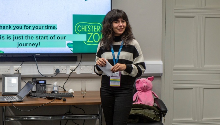 Lead Eco Ambassadors at Chester Zoo Youth Symposium